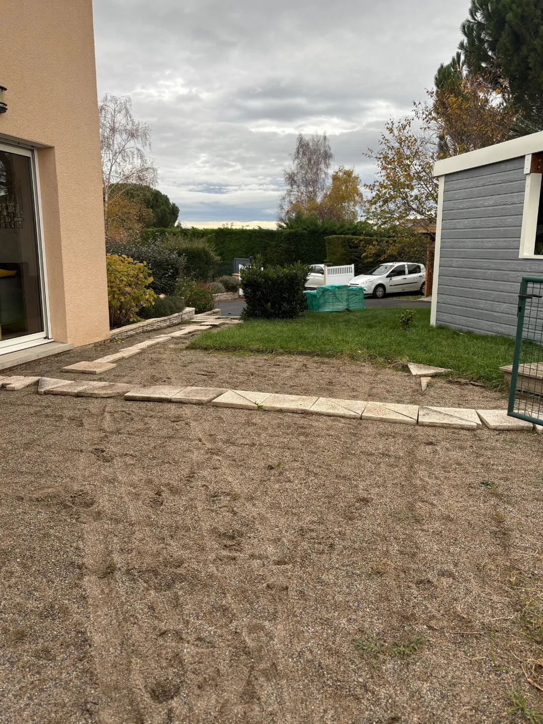 Création terrasse grès cérame martres de veyre LRB PAYSAGE 63-3