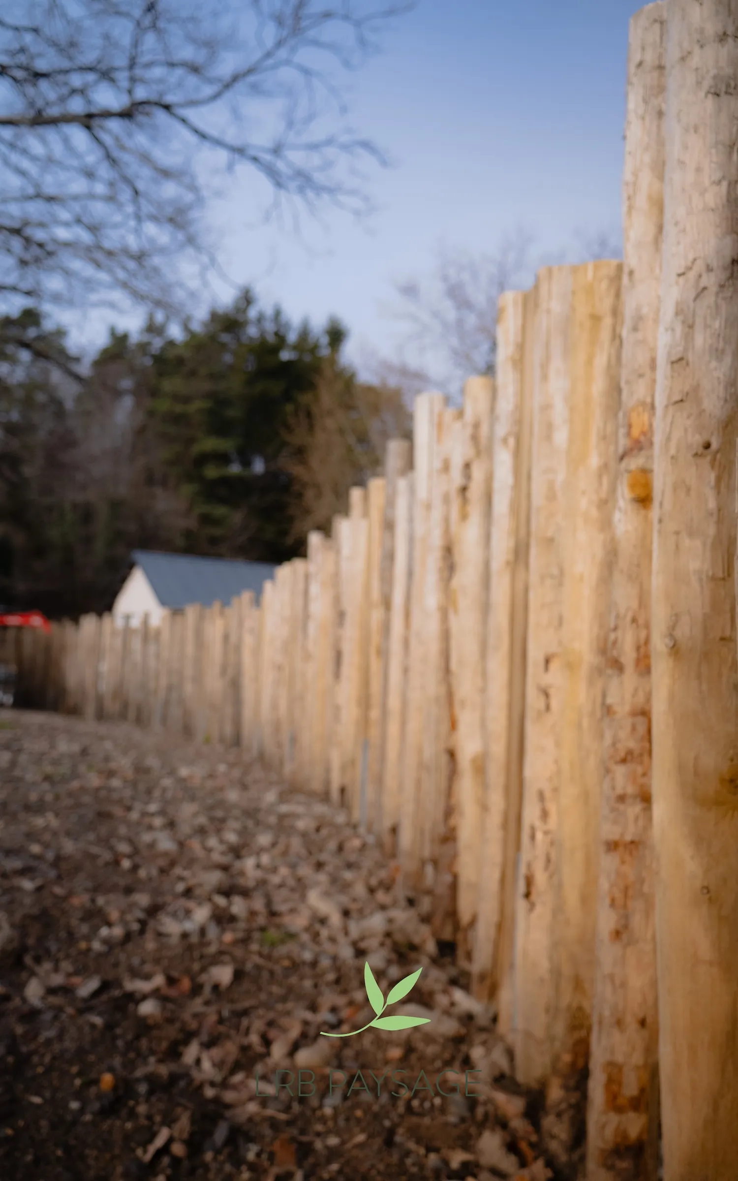 Aménagement jardin cloture dallage terrasse gres cerame Issoire LRB paysage