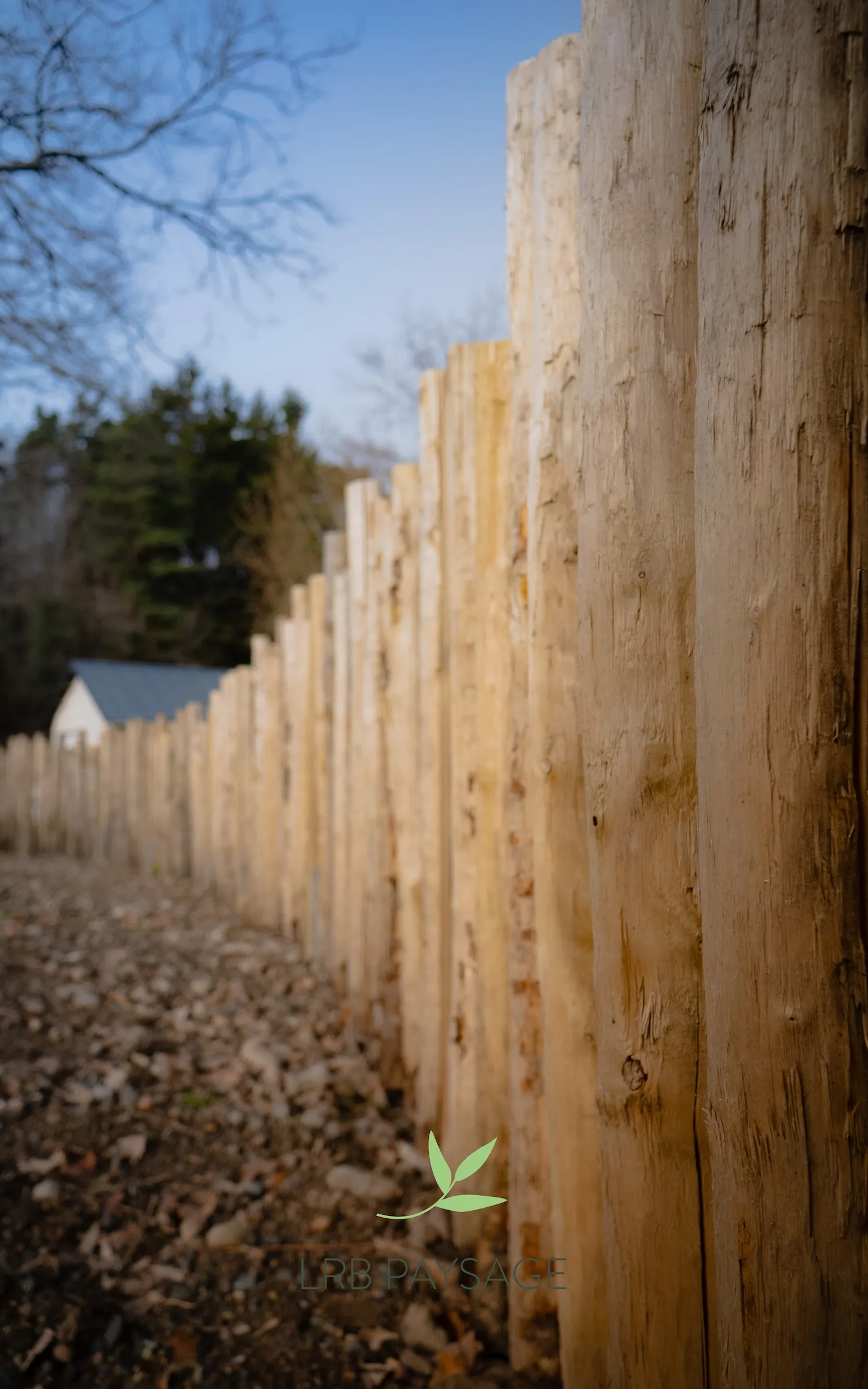 Aménagement jardin cloture dallage terrasse gres cerame Issoire LRB paysage 1