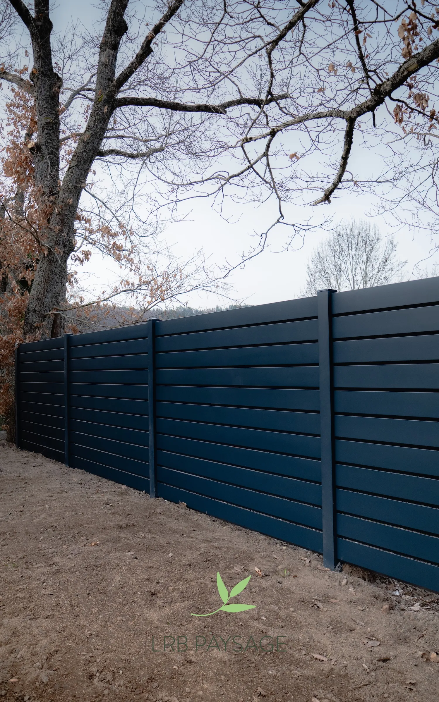 Aménagement jardin cloture dallage terrasse gres cerame Issoire LRB paysage 12